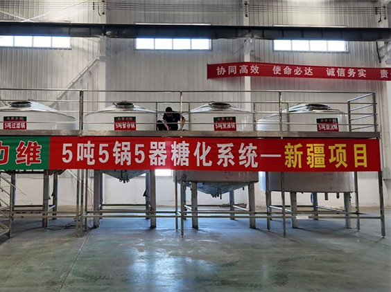 崖城镇精酿啤酒设备厂—5吨精酿啤酒设备—新疆项目